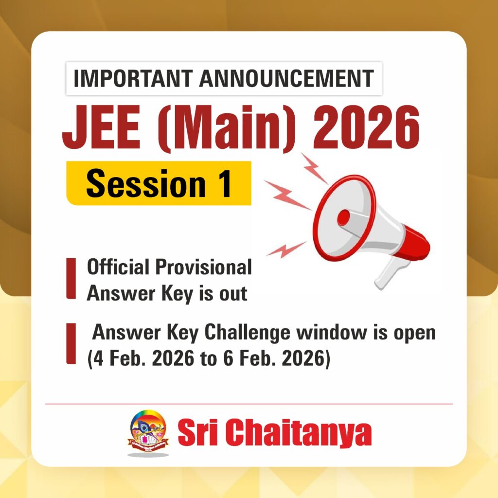 Jee Main 2026 Session 1
