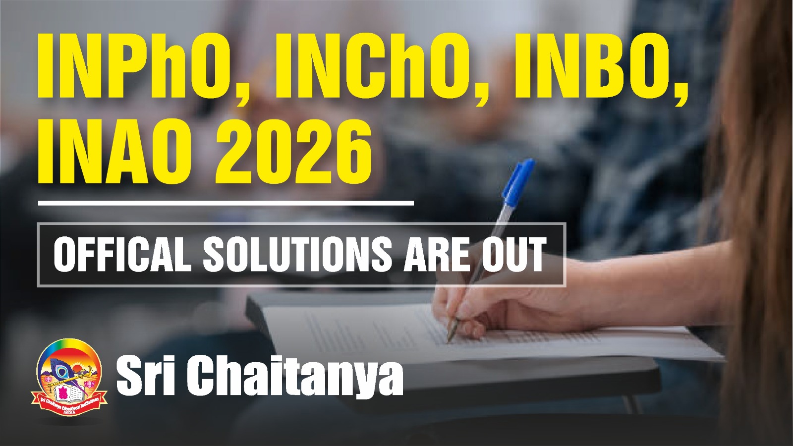 Read more about the article Indian National Olympiad 2026 Official Solutions – INPhO, INChO, INBO & INAO