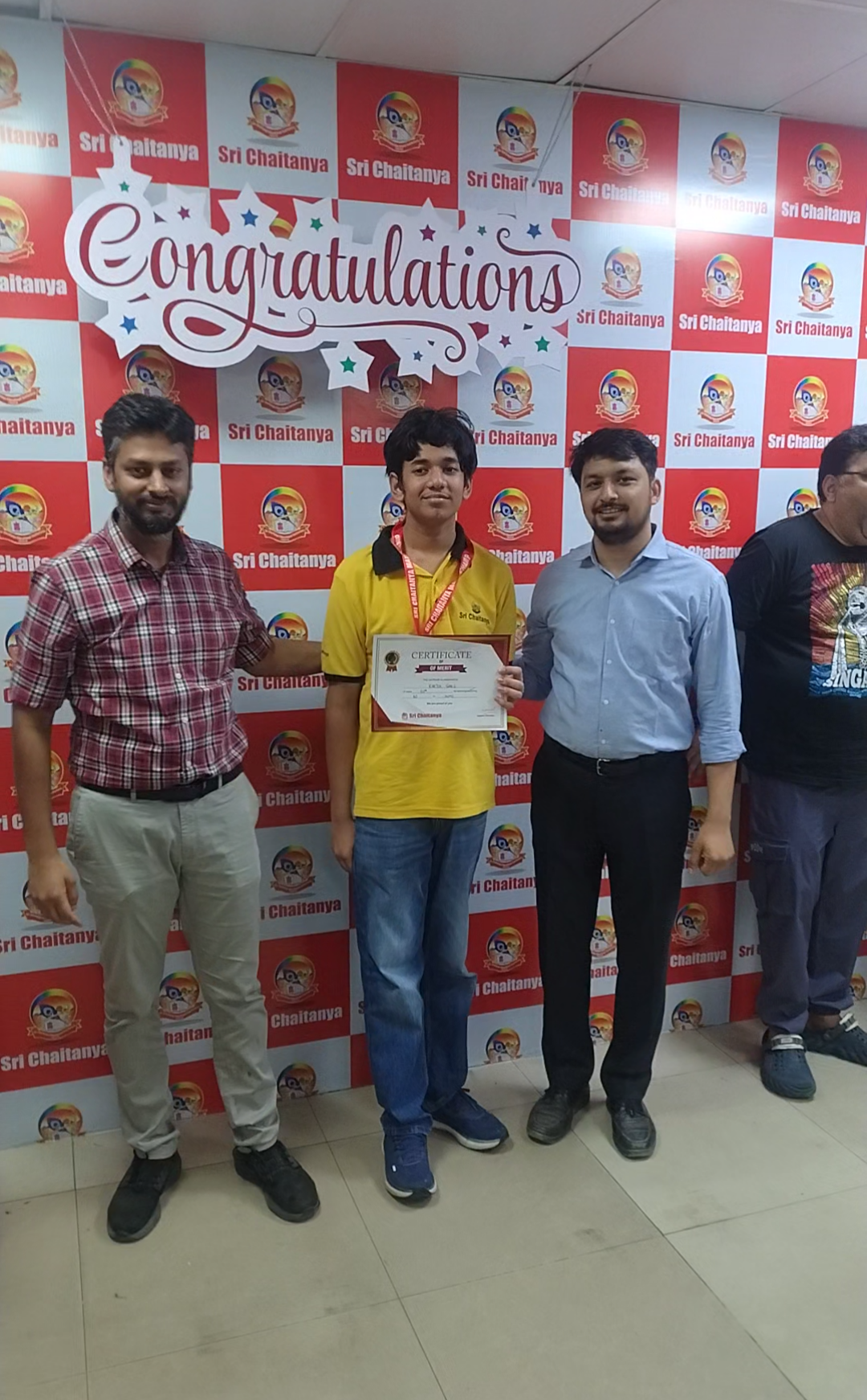 Kartik Garg INMO qualifier from Patiala Sri Chaitanya