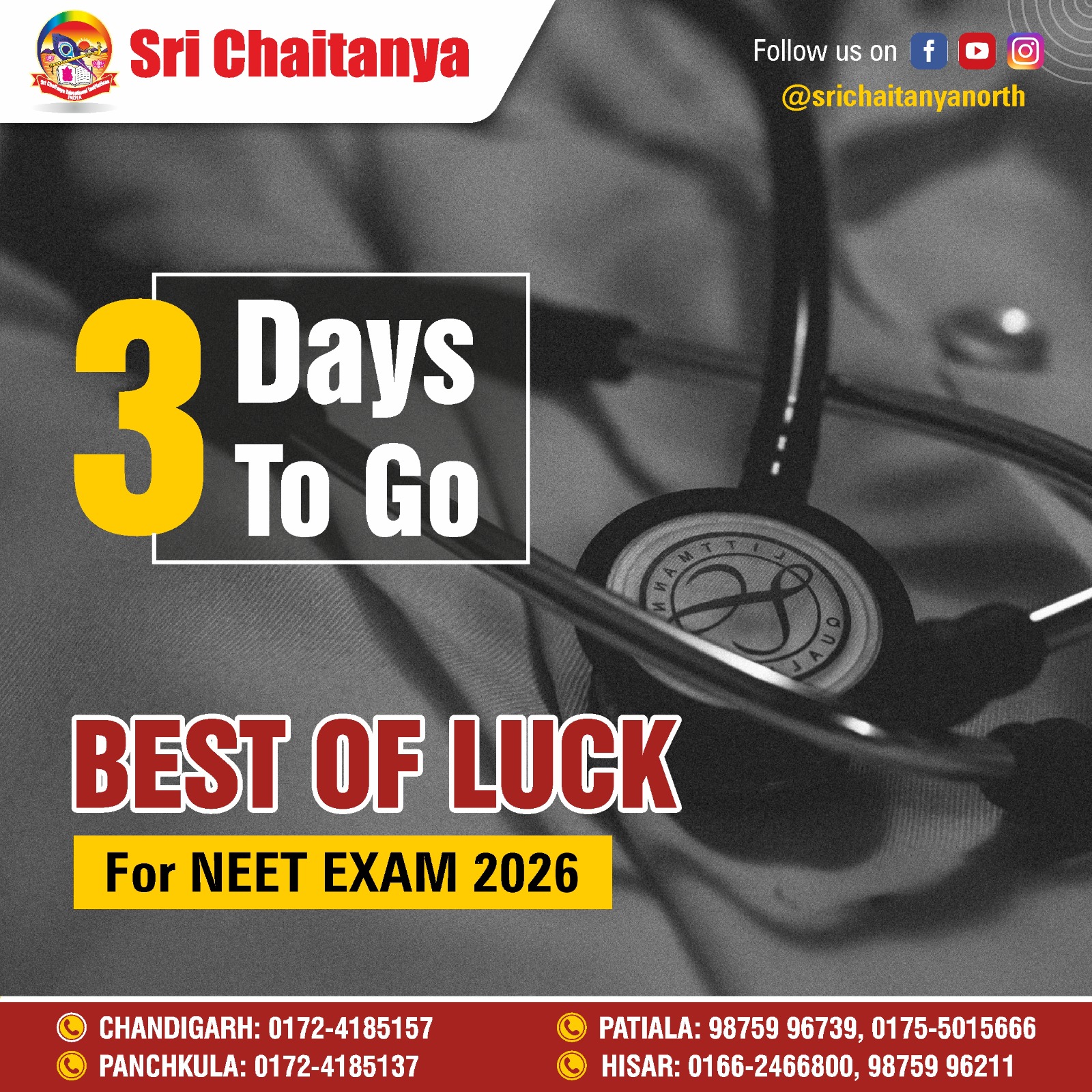 Read more about the article NEET 2026 Last 3 Days: Complete Guide | Sri Chaitanya